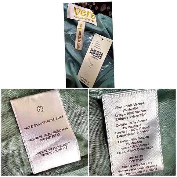 Anthropologie Verb by Pallavi Singhee Margot Patchwork Shimmer Maxi Skir… - Picture 16 of 16